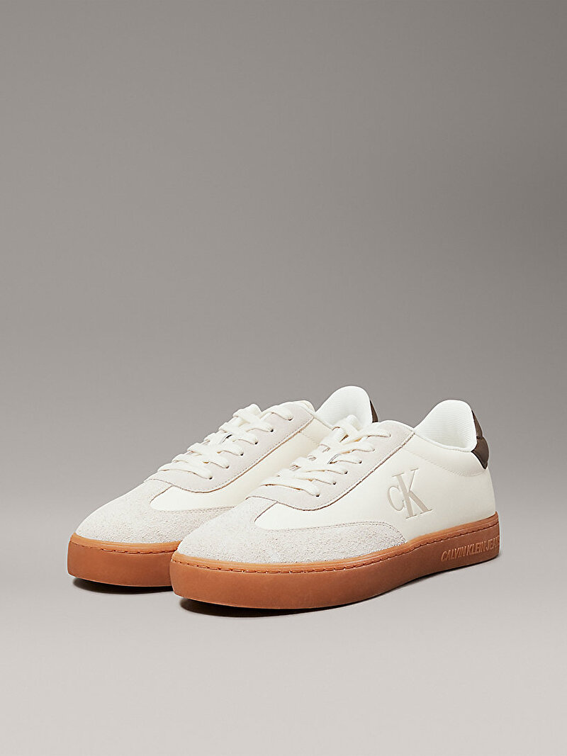 Calvin Klein Bej Renkli Erkek Classic CuplowLace Sneaker