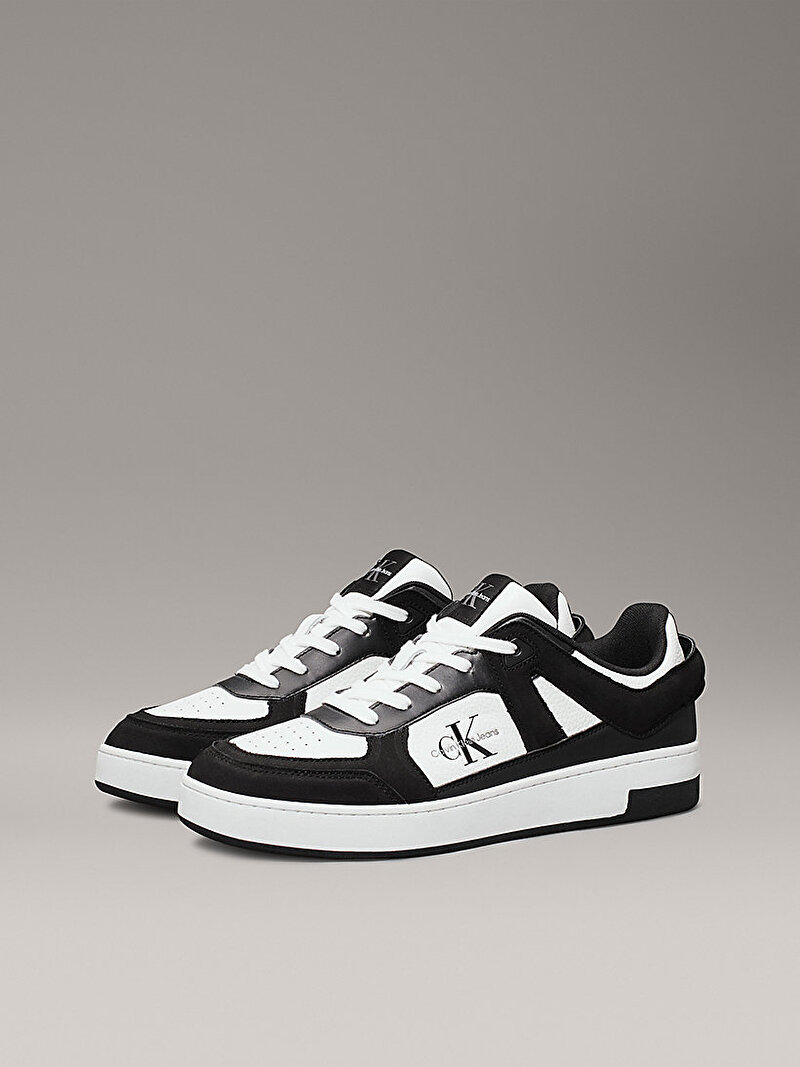 Calvin Klein Siyah Renkli Erkek Basket Cup Low Lace Sneaker