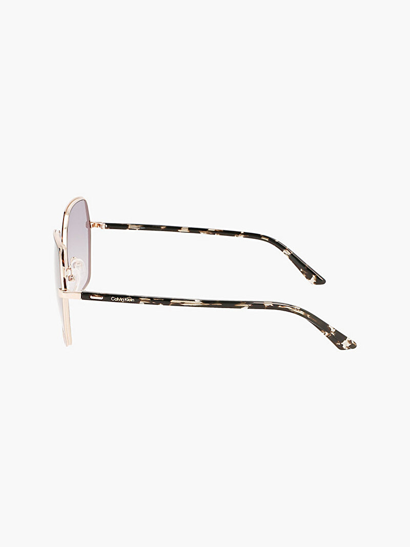 Calvin Klein Siyah Renkli Kadın Modified Güneş Gözlüğü