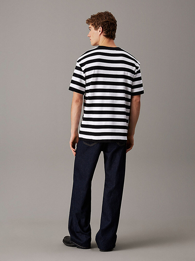 Calvin Klein Çok renkli Renkli Erkek Striped Rib Relaxed T-shirt