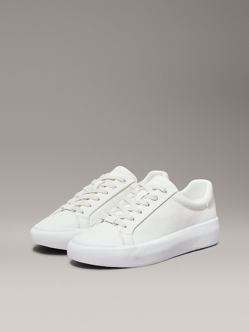 Calvin Klein Beyaz Renkli Kadın Vulc Lace Up Sneaker