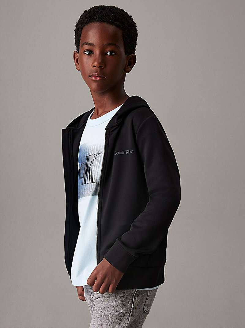 Erkek Çocuk Sporty Tricot Fermuarlı Sweatshirt
