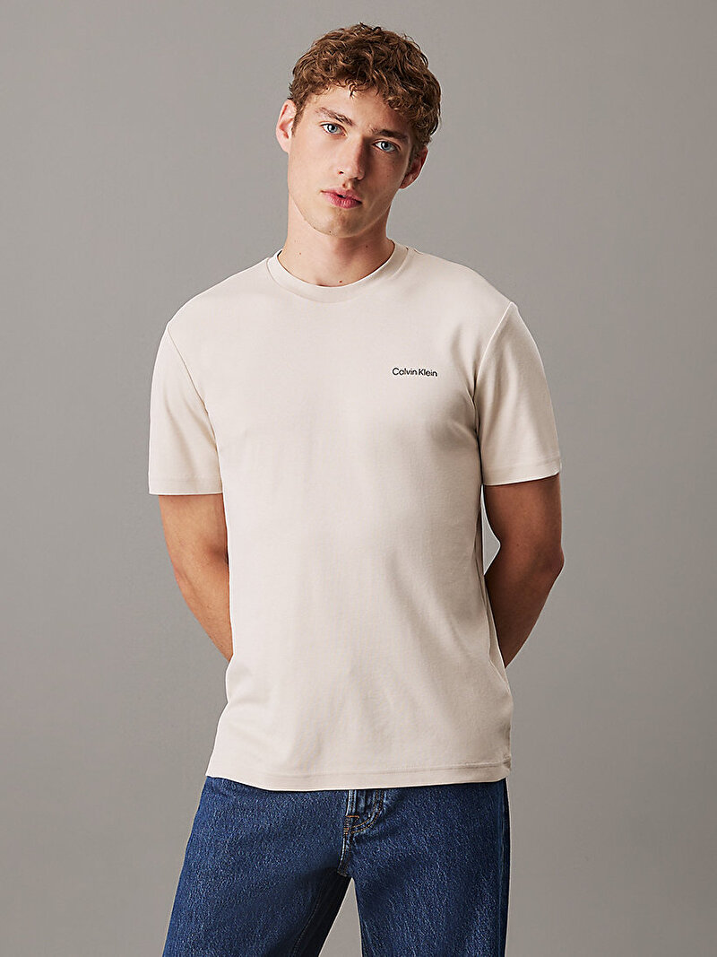 Erkek Micro Logo Interlock T-shirt