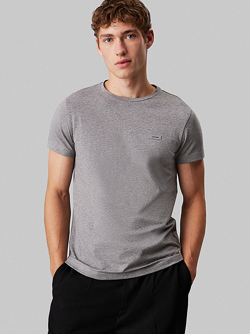 Erkek Stretch Slim Fit T-shirt