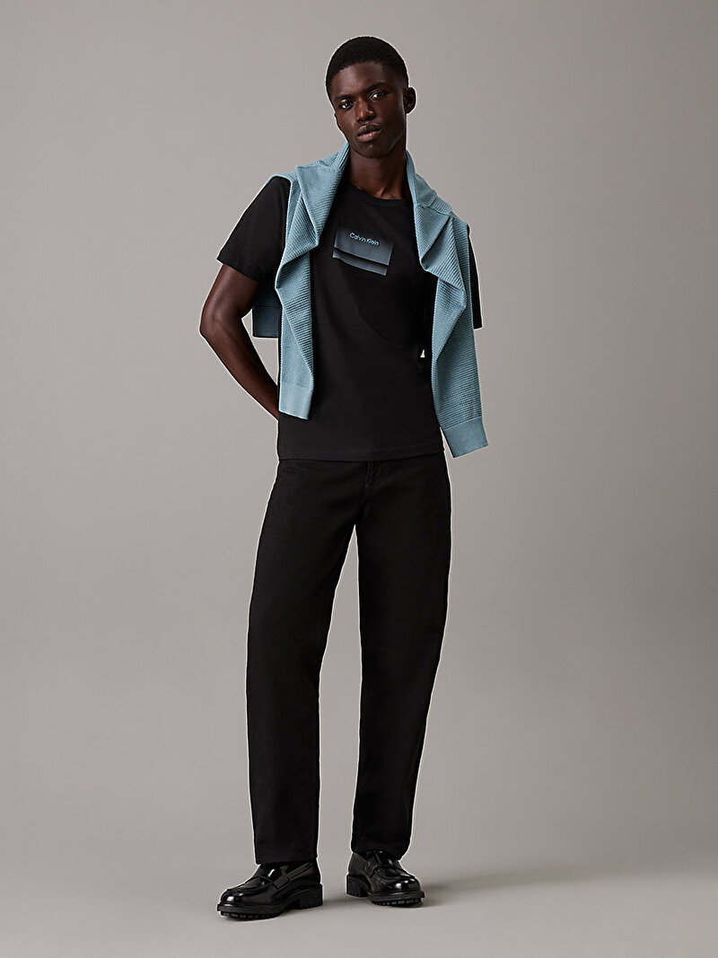 Calvin Klein Siyah Renkli Erkek Gradient Logo T-shirt