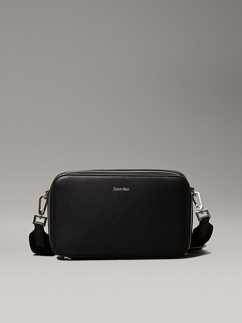 Calvin Klein Siyah Renkli Erkek CK Sleek Camera Çanta