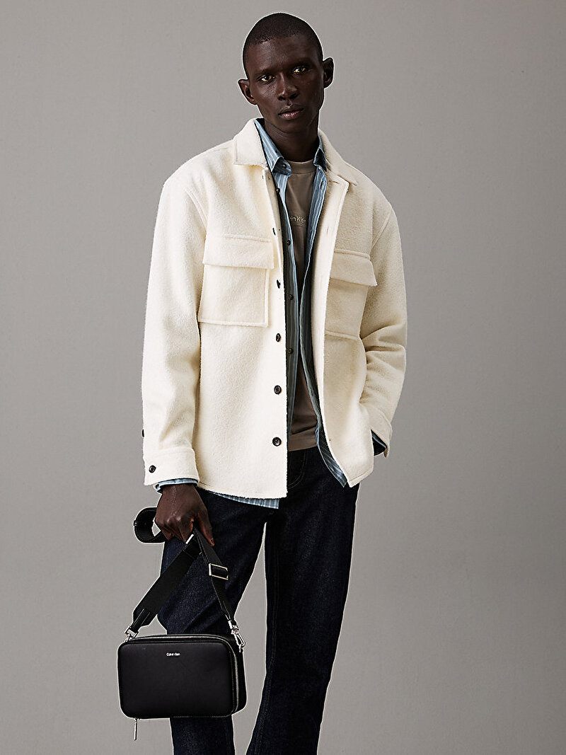 Calvin Klein Siyah Renkli Erkek CK Sleek Camera Çanta
