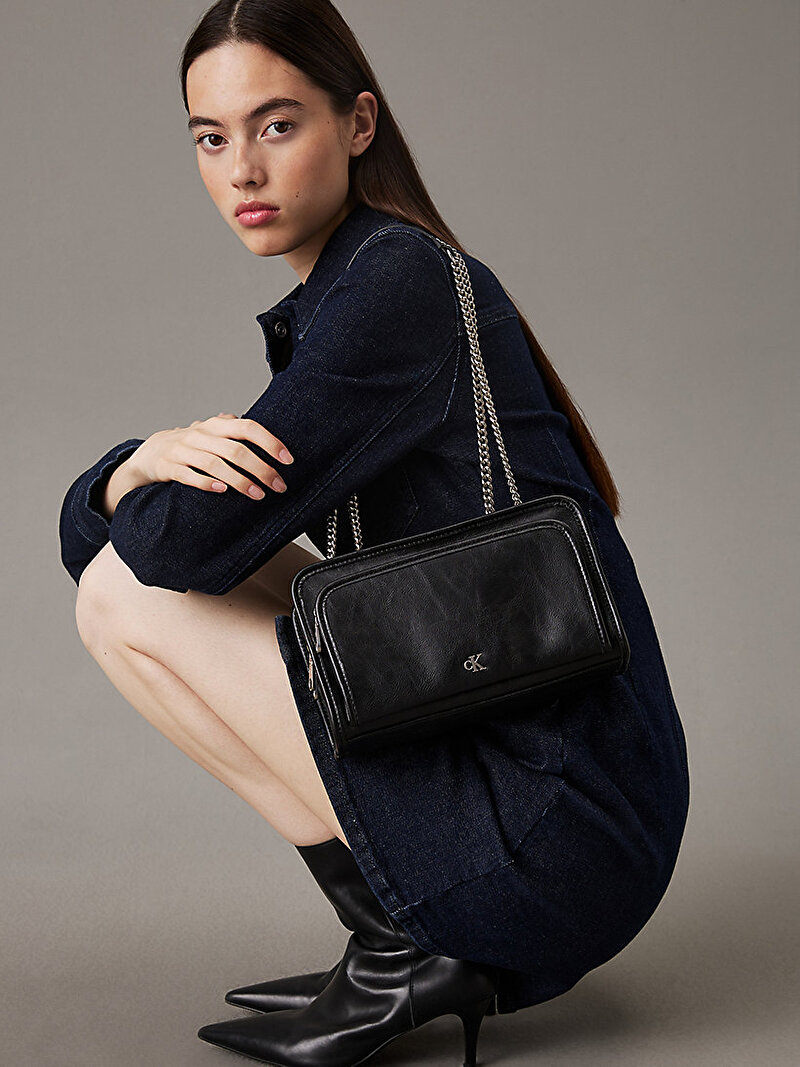 Calvin Klein Siyah Renkli Kadın Utility Camera Çanta