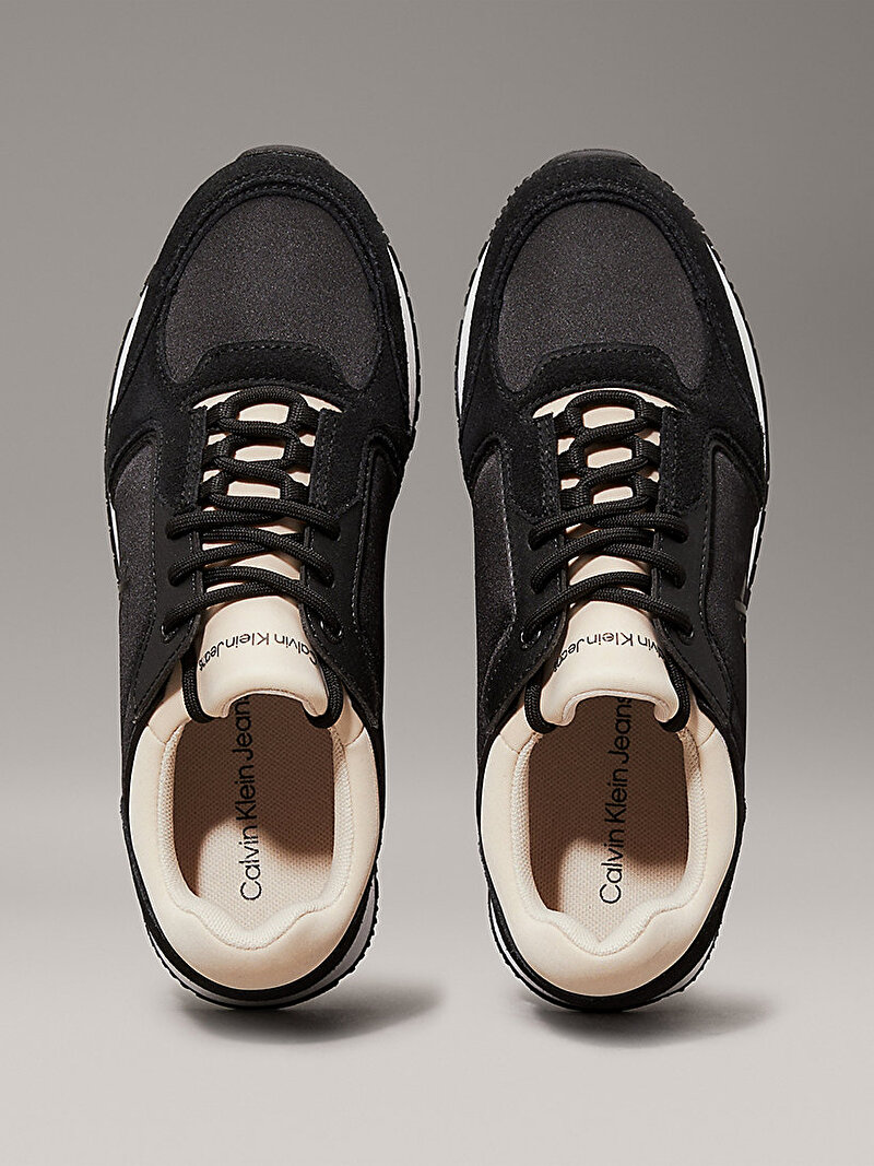Calvin Klein Siyah Renkli Kadın Runner Laceup Low Sneaker