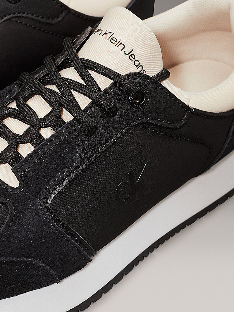 Calvin Klein Siyah Renkli Kadın Runner Laceup Low Sneaker