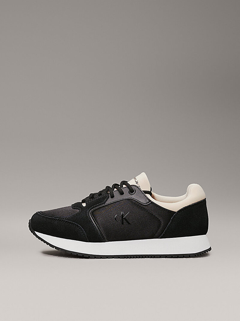 Calvin Klein Siyah Renkli Kadın Runner Laceup Low Sneaker