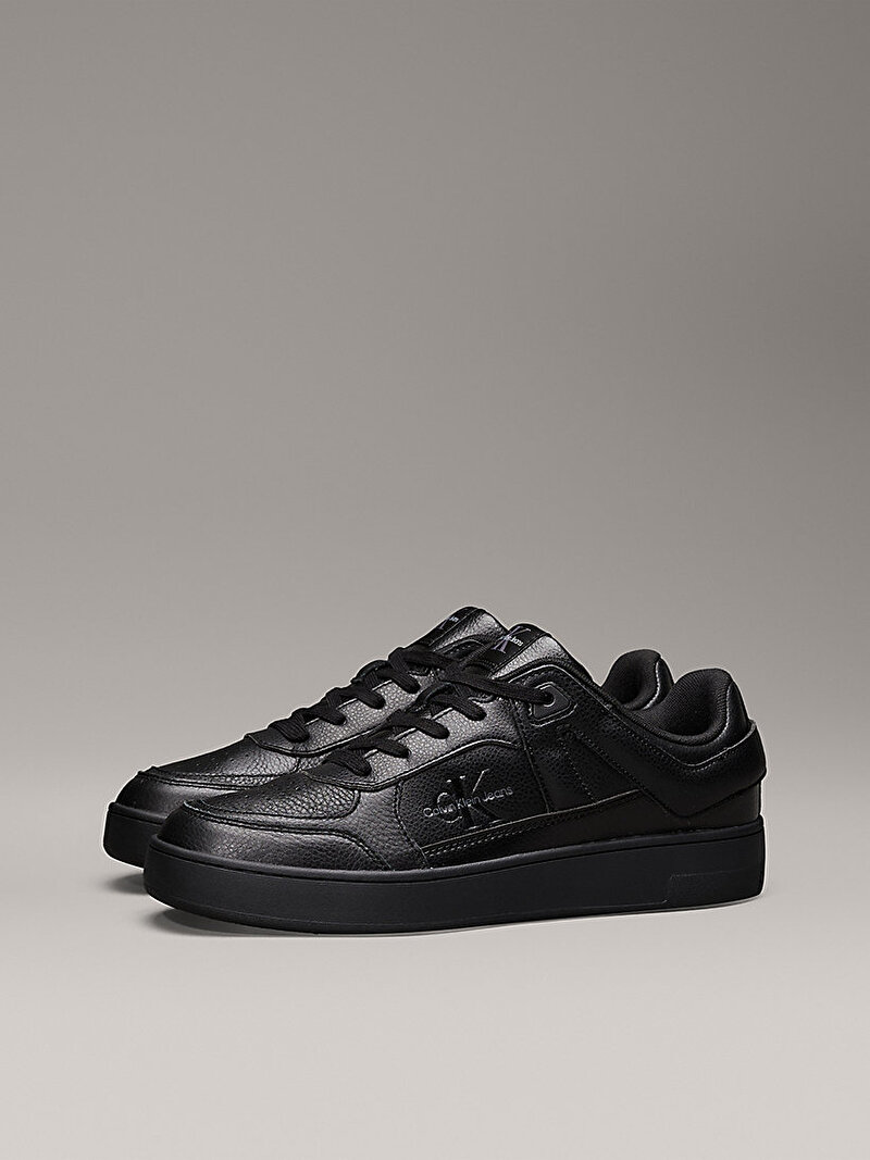 Calvin Klein Siyah Renkli Erkek Basket Cup Low Laceup Sneaker