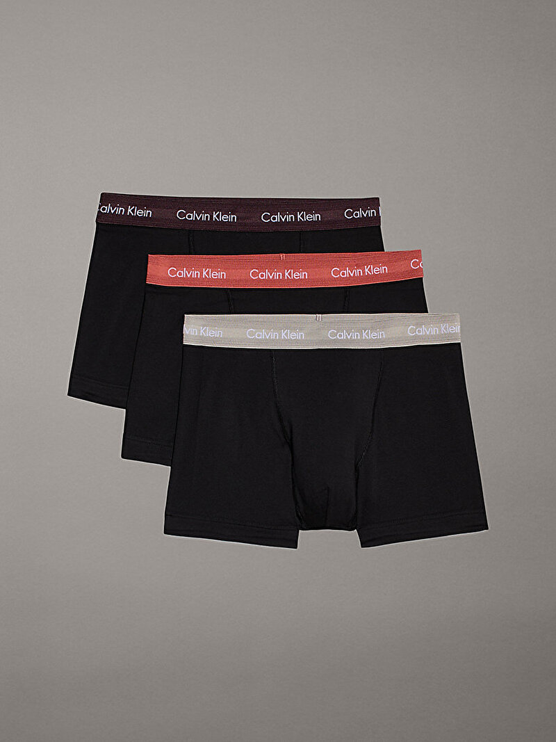 Calvin Klein Çok renkli Renkli Erkek 3'lü Paket Trunk Boxer Seti