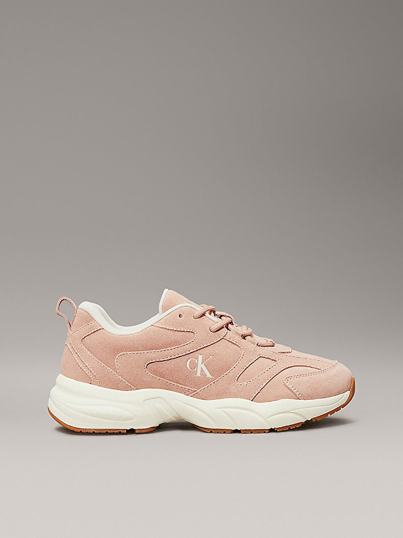 Calvin Klein Pembe Renkli Kadın Retro Tenniz Low Sneaker