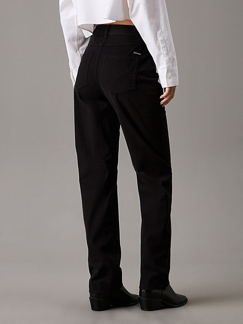 Calvin Klein Siyah Renkli Kadın Stretch High Rise Pantolon
