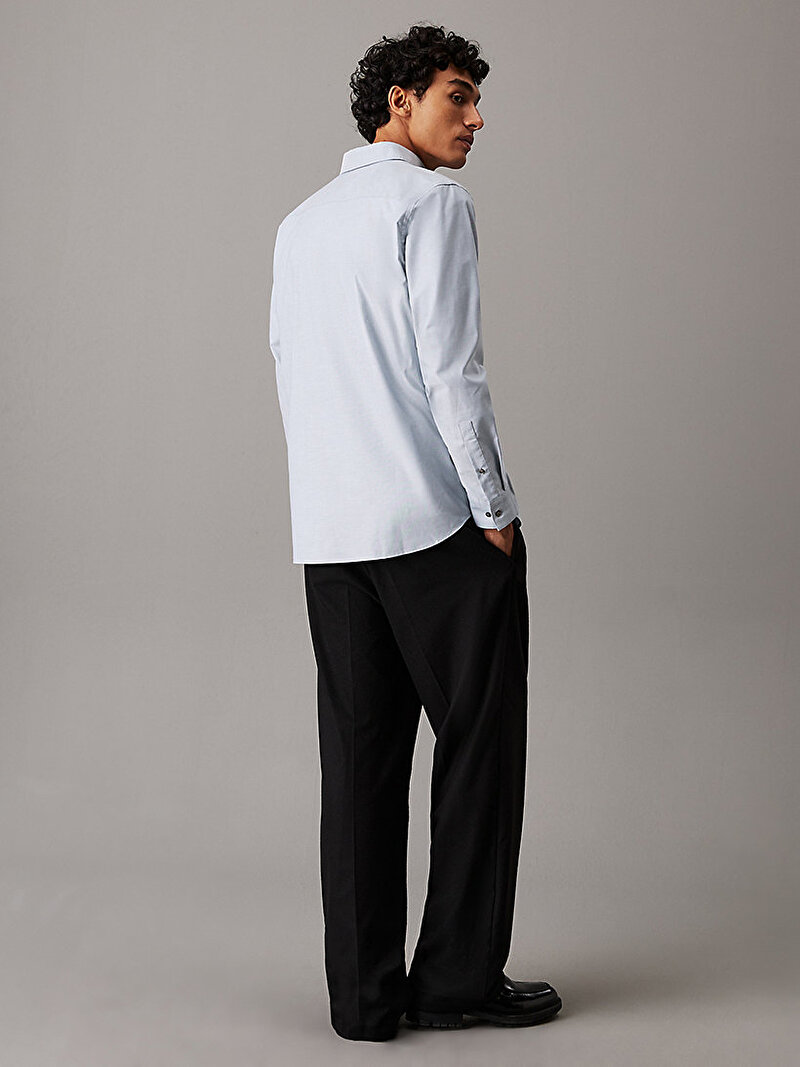 Calvin Klein Mavi Renkli Erkek Oxford Regular Gömlek