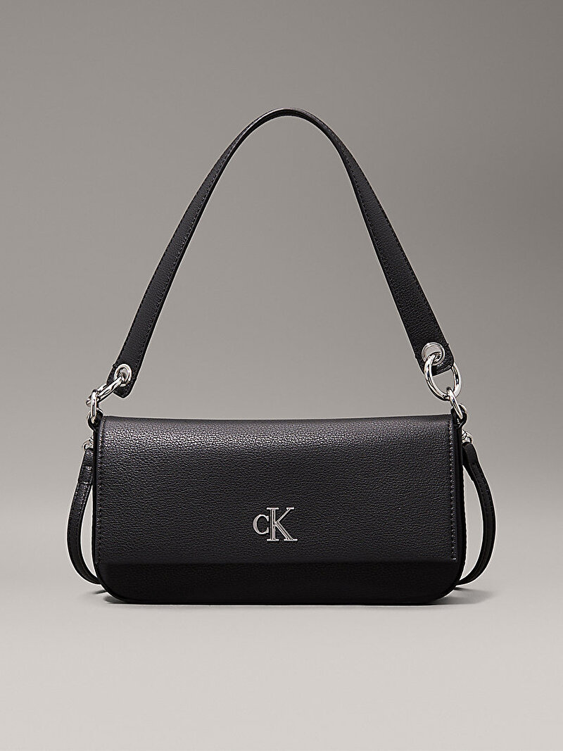 Calvin Klein Siyah Renkli Kadın Minimal Monogram Çapraz Çanta