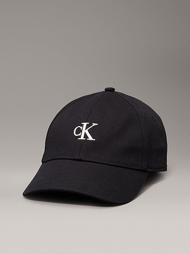 Calvin Klein Siyah Renkli Kadın Monogram Embroidery Şapka
