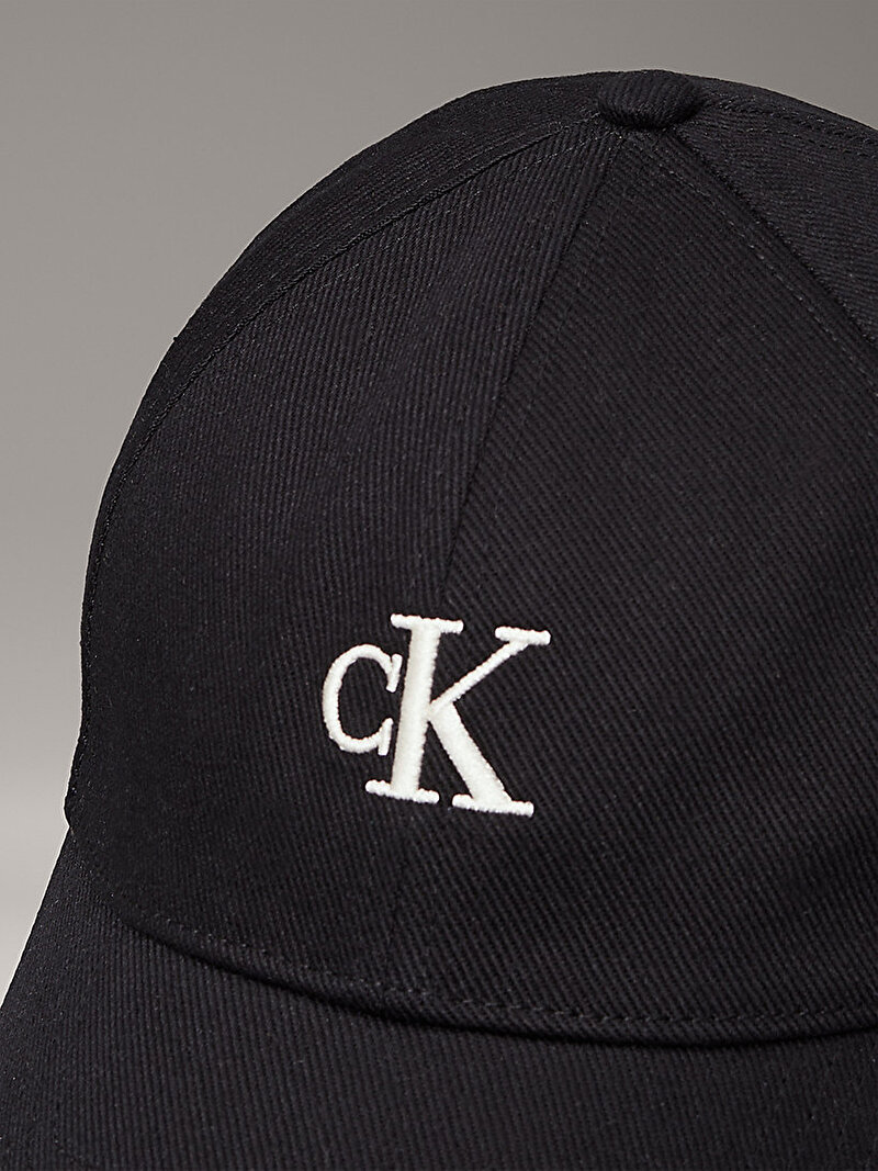 Calvin Klein Siyah Renkli Kadın Monogram Embroidery Şapka