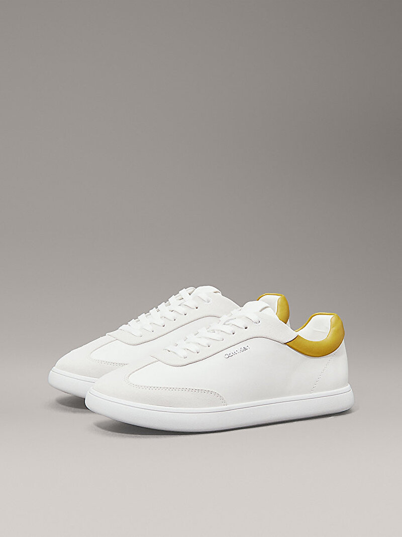 Calvin Klein Beyaz Renkli Kadın Cupsole Lace Up Sneaker