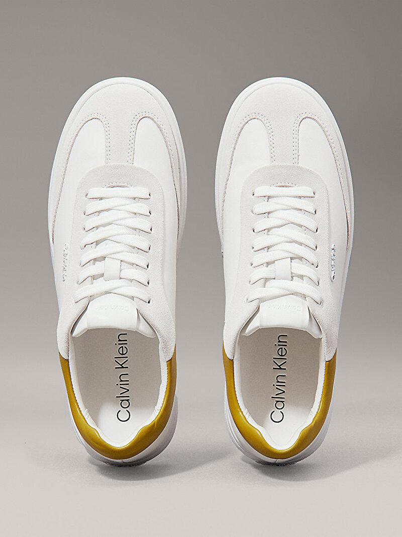Calvin Klein Beyaz Renkli Kadın Cupsole Lace Up Sneaker