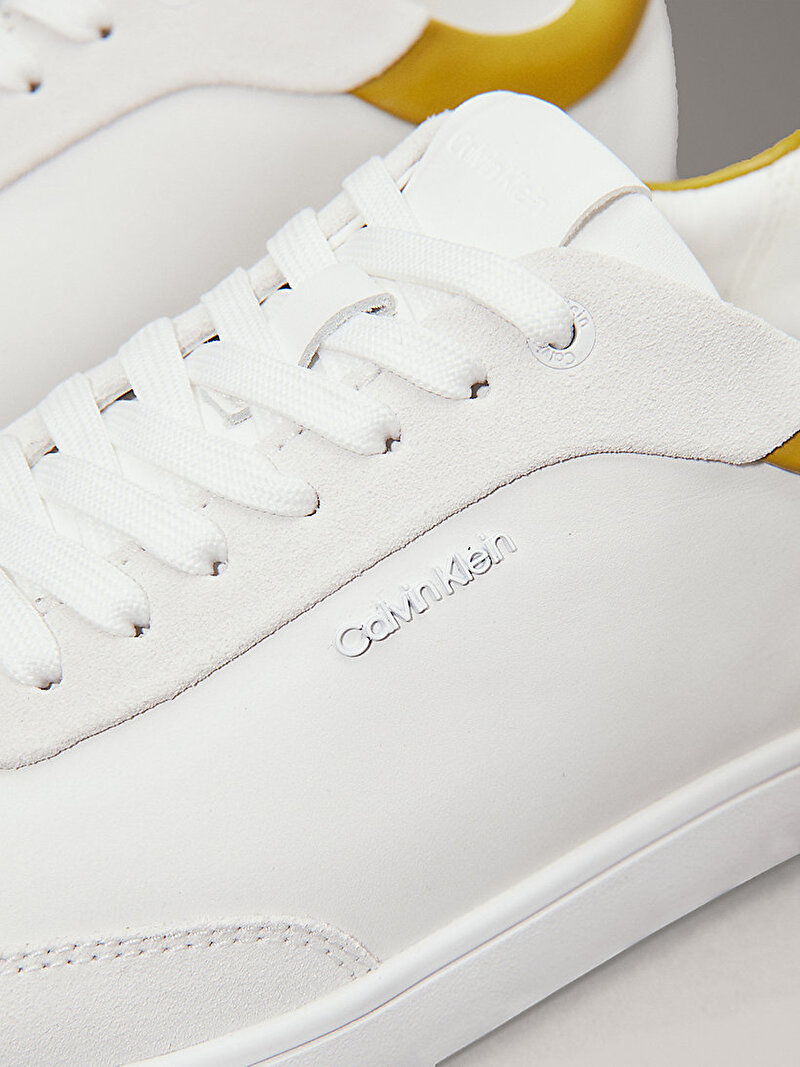 Calvin Klein Beyaz Renkli Kadın Cupsole Lace Up Sneaker