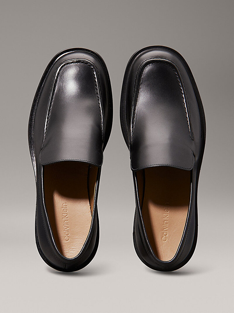 Calvin Klein Siyah Renkli Erkek Sq Rubber Onepiece Loafer