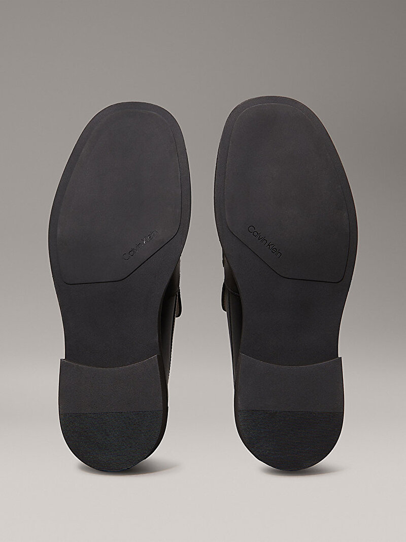 Calvin Klein Siyah Renkli Erkek Sq Rubber Onepiece Loafer