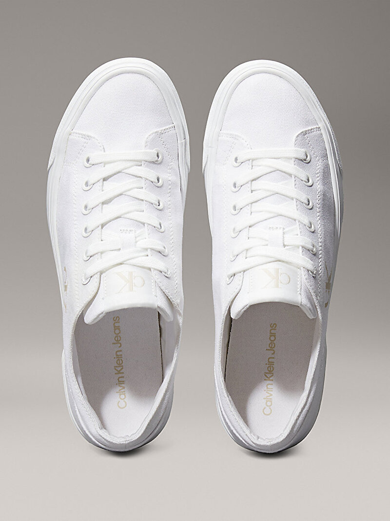 Calvin Klein Beyaz Renkli Kadın Vulc Flatform Low Sneaker