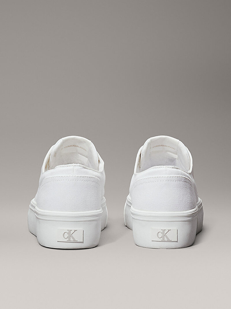 Calvin Klein Beyaz Renkli Kadın Vulc Flatform Low Sneaker