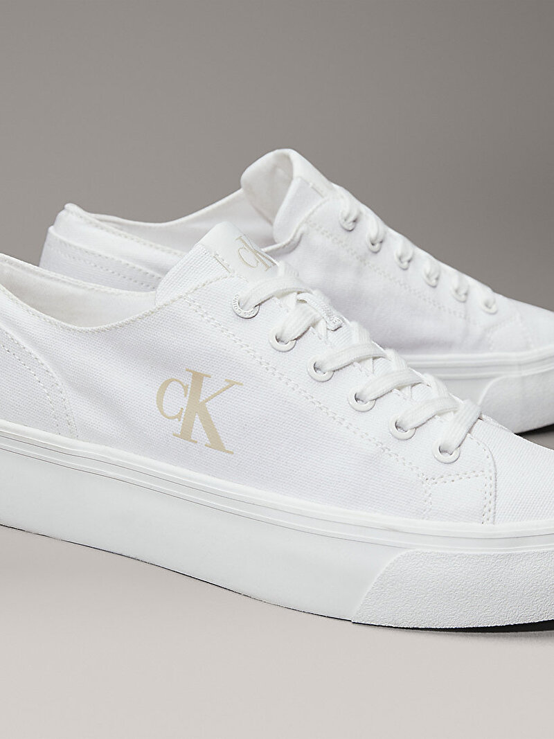 Calvin Klein Beyaz Renkli Kadın Vulc Flatform Low Sneaker
