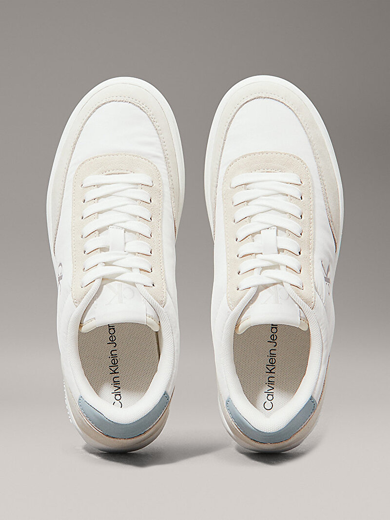 Calvin Klein Beyaz Renkli Kadın Classic Cupsole Mix Sneaker