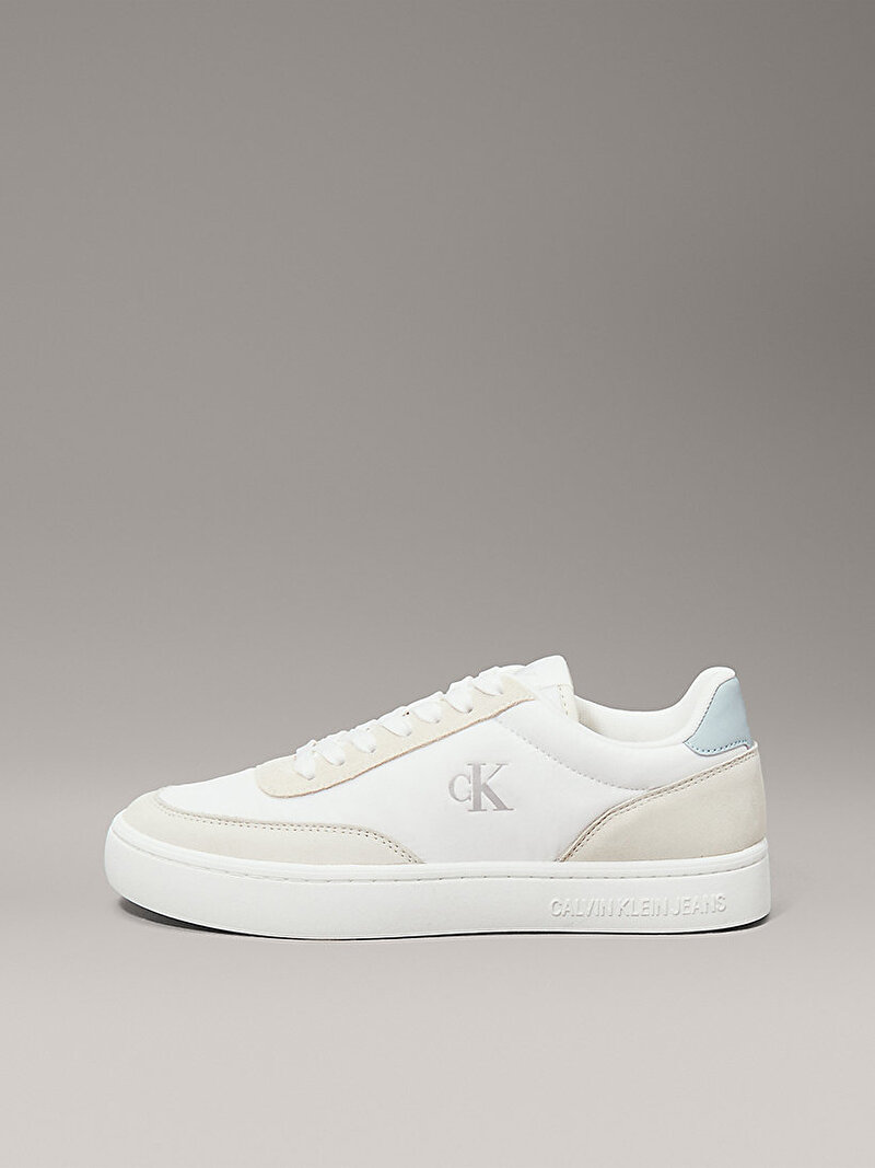 Calvin Klein Beyaz Renkli Kadın Classic Cupsole Mix Sneaker