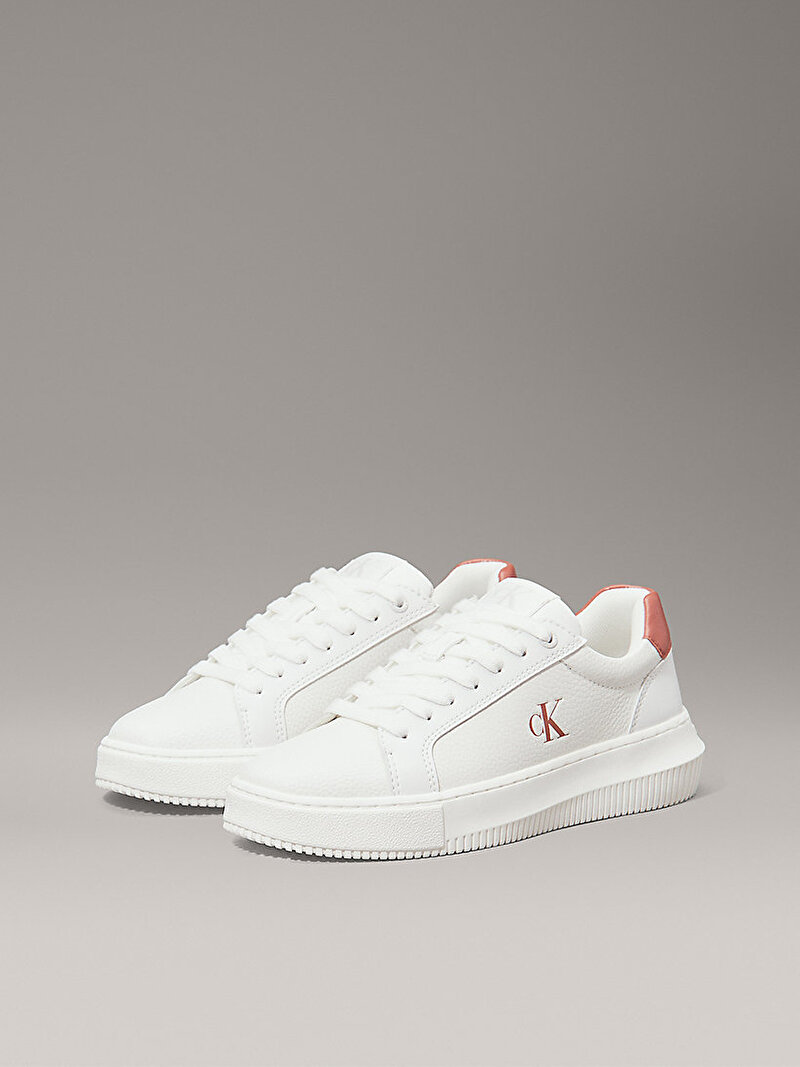 Calvin Klein Beyaz Renkli Kadın Chunky Cupsole Low Sneaker
