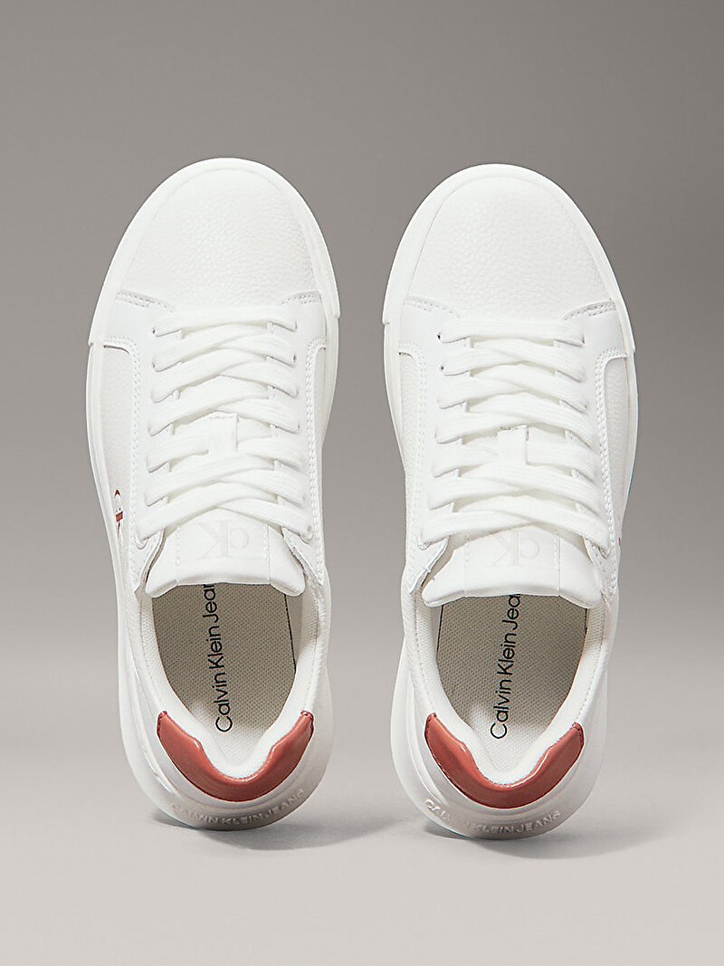 Calvin Klein Beyaz Renkli Kadın Chunky Cupsole Low Sneaker