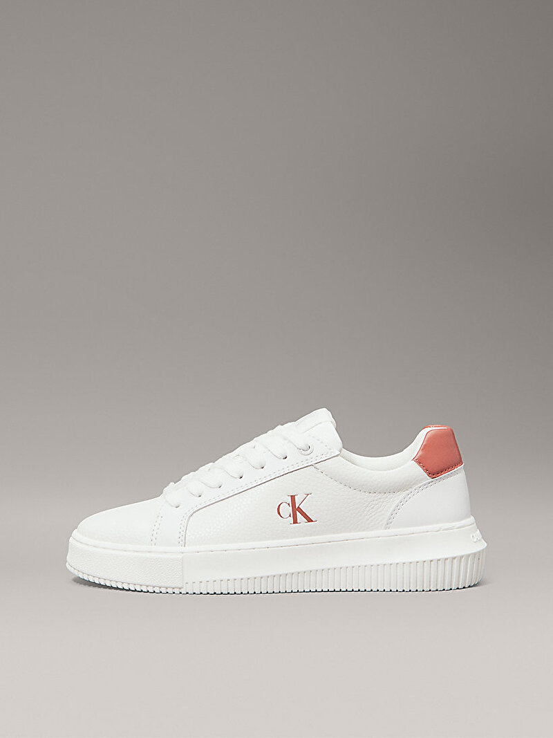 Calvin Klein Beyaz Renkli Kadın Chunky Cupsole Low Sneaker