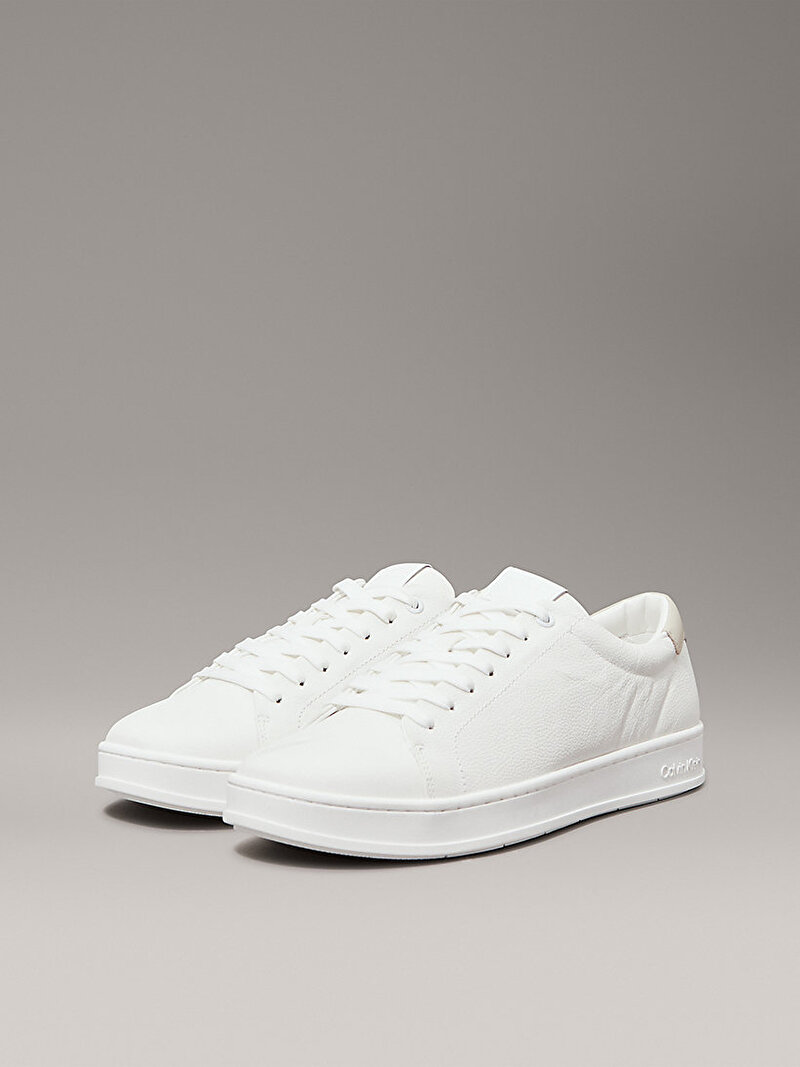 Calvin Klein Beyaz Renkli Erkek Low Top Lace Up Sneaker