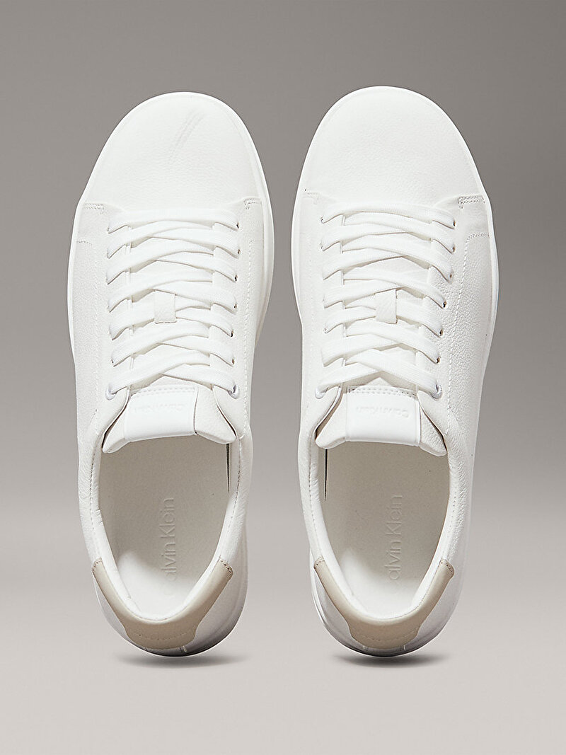 Calvin Klein Beyaz Renkli Erkek Low Top Lace Up Sneaker