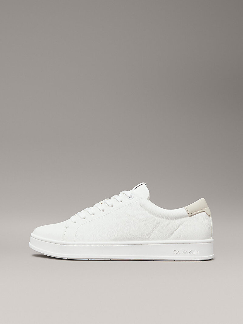 Calvin Klein Beyaz Renkli Erkek Low Top Lace Up Sneaker