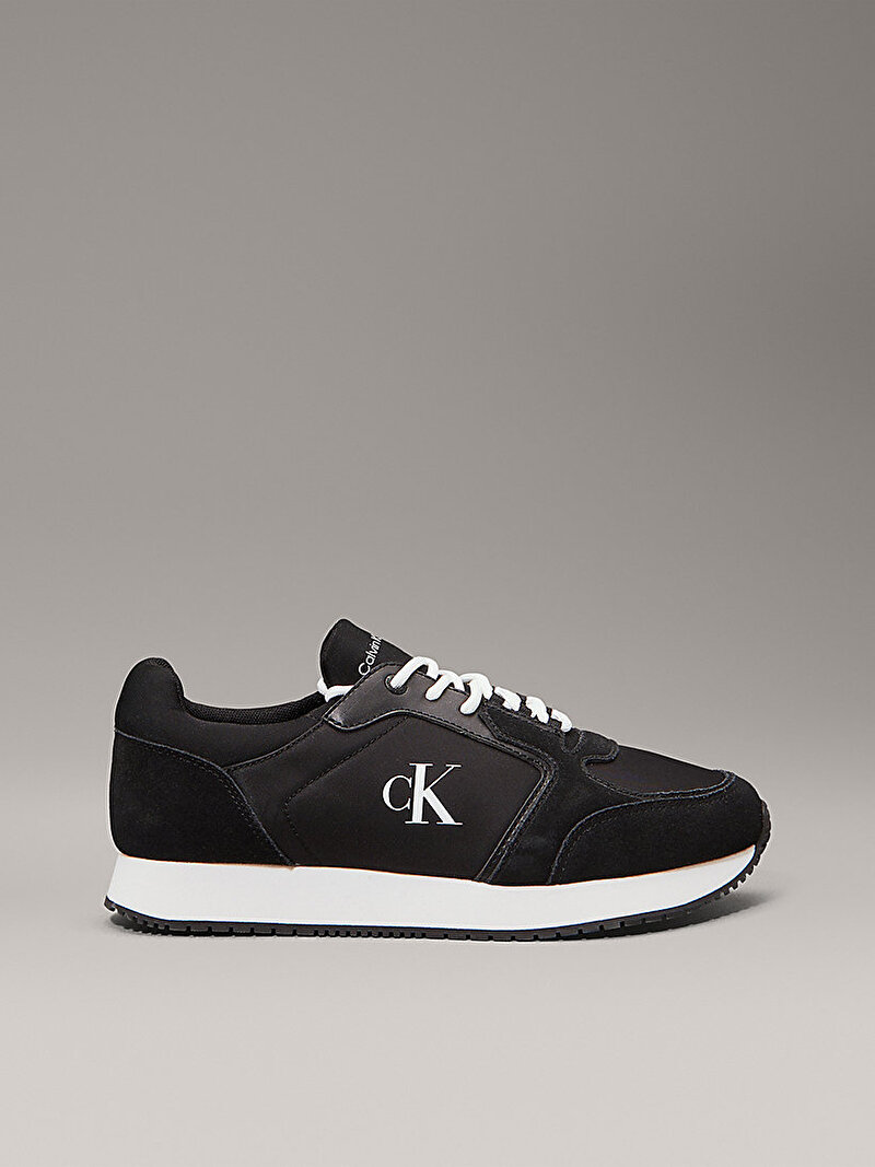 Calvin Klein Siyah Renkli Erkek Runner SoCK Laceup Sneaker