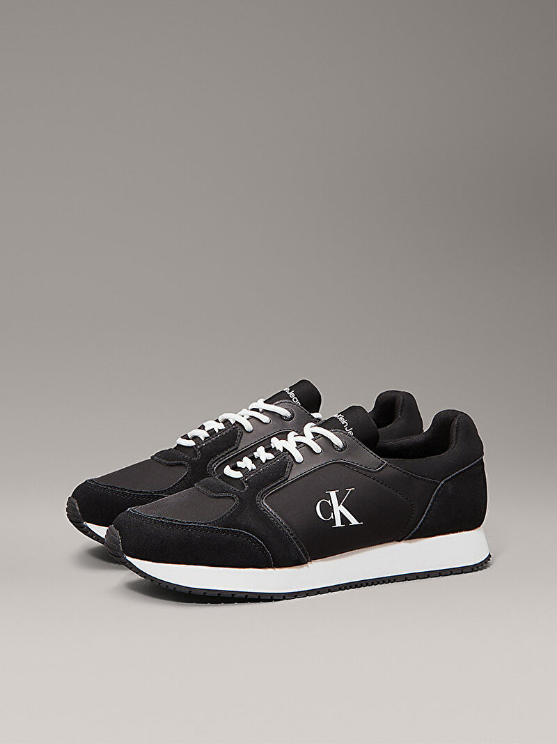Calvin Klein Siyah Renkli Erkek Runner SoCK Laceup Sneaker