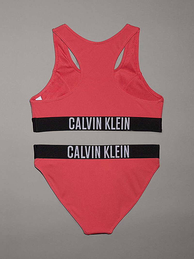 Calvin Klein Pembe Renkli Kız Çocuk Bralet Bikini Takım