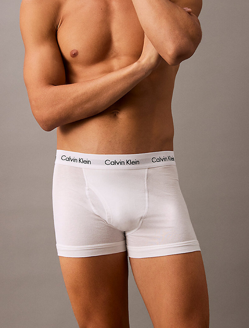 Calvin Klein Çok renkli Renkli Erkek 3'lü Paket Trunk Boxer Seti