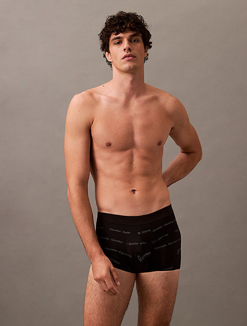 Calvin Klein Siyah Renkli Erkek Low Rise Trunk Boxer
