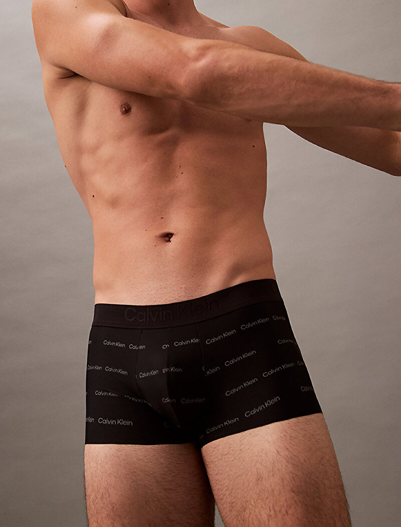 Calvin Klein Siyah Renkli Erkek Low Rise Trunk Boxer