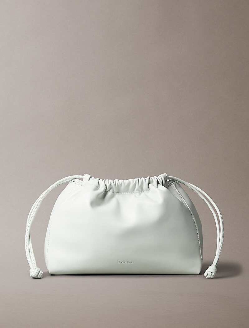 Calvin Klein Gri Renkli Kadın Drawstring Crossbody Çanta