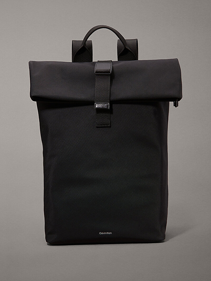 Calvin Klein Siyah Renkli Erkek CK Ease Rolltop Sirt Çantasi
