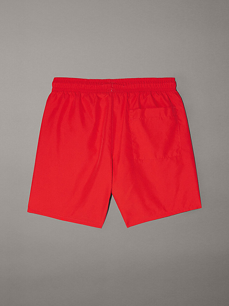 Calvin Klein Kırmızı Renkli Erkek Çocuk Short Drawstring Deniz Şortu