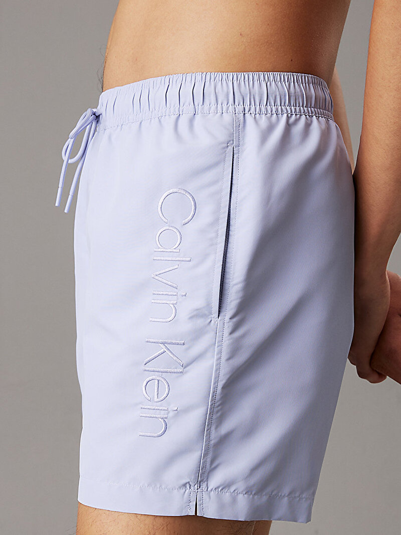 Calvin Klein Mavi Renkli Erkek Short Drawstring Deniz Şortu