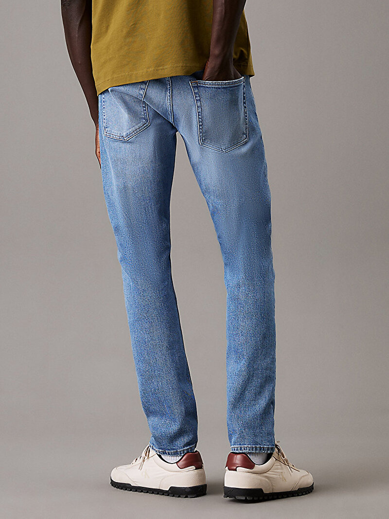 Calvin Klein Mavi Renkli Erkek Slim Light Blue Jean Pantolon